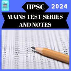 HPSC Mains Tests and Notes Program