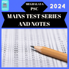Meghalaya PSC Mains Tests and Notes Program