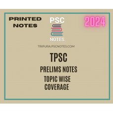 Tpsc Detailed Complete Prelims Printed Spiral Binding Notes-With COD Facility
