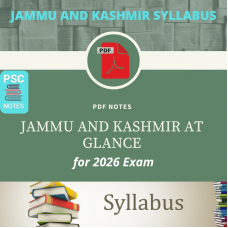 Jammu and kashmir at Glance- PDF Module