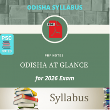 Odisha at Glance- PDF Module