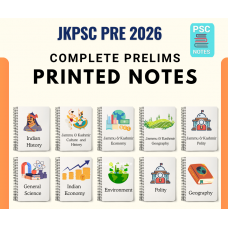 Jpsc Detailed Complete Prelims Printed Spiral Binding Notes-With COD Facility