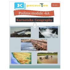 KPSC PDF Module 6A Karnataka Geography